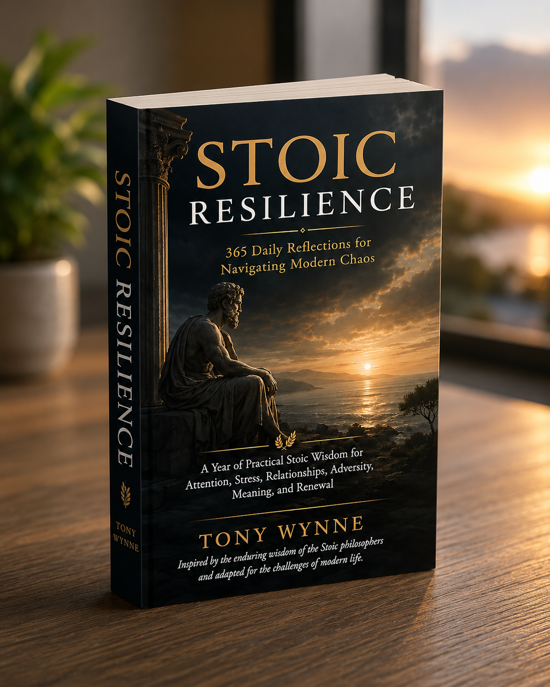 Cover of Stoic Resilience by Tony Wynne
